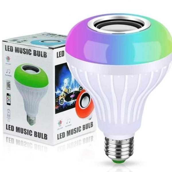 Bluetooth Speaker Music Light Bulb With Remote