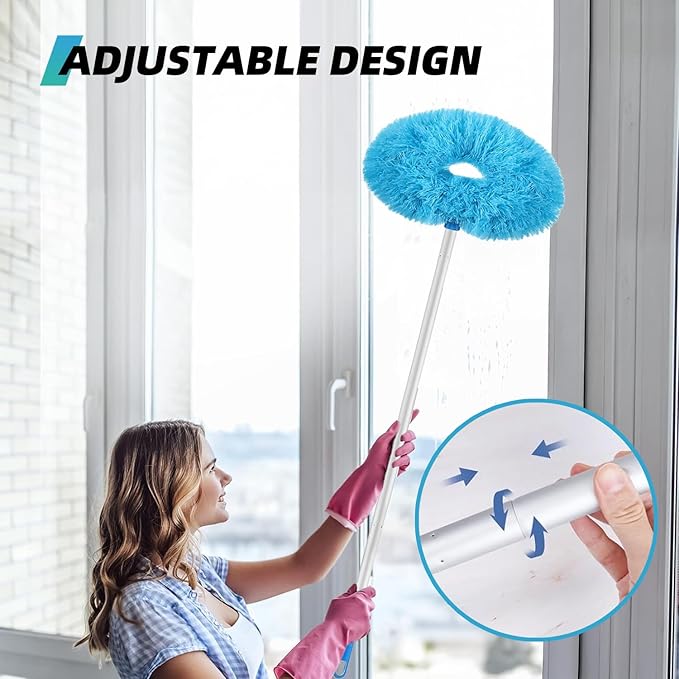 Multipurpose Washable Microfiber Cleaning Brush