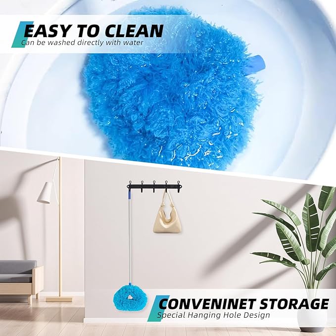 Multipurpose Washable Microfiber Cleaning Brush