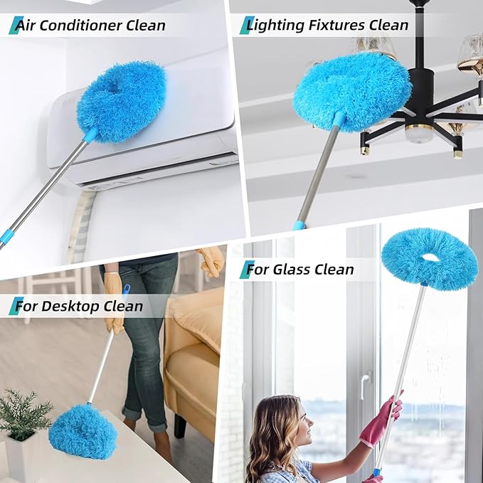 Multipurpose Washable Microfiber Cleaning Brush