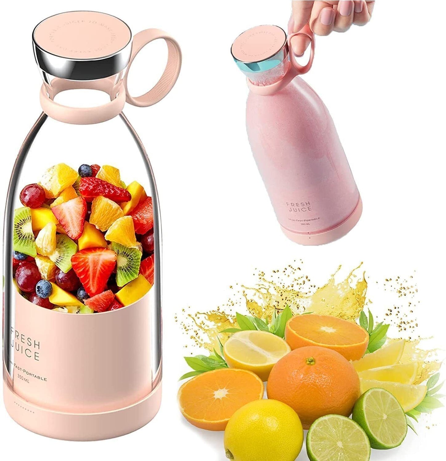 Mini Portable Blender Electric Fruit Juicer Mixers Mini Juicer Bottle for Traveling