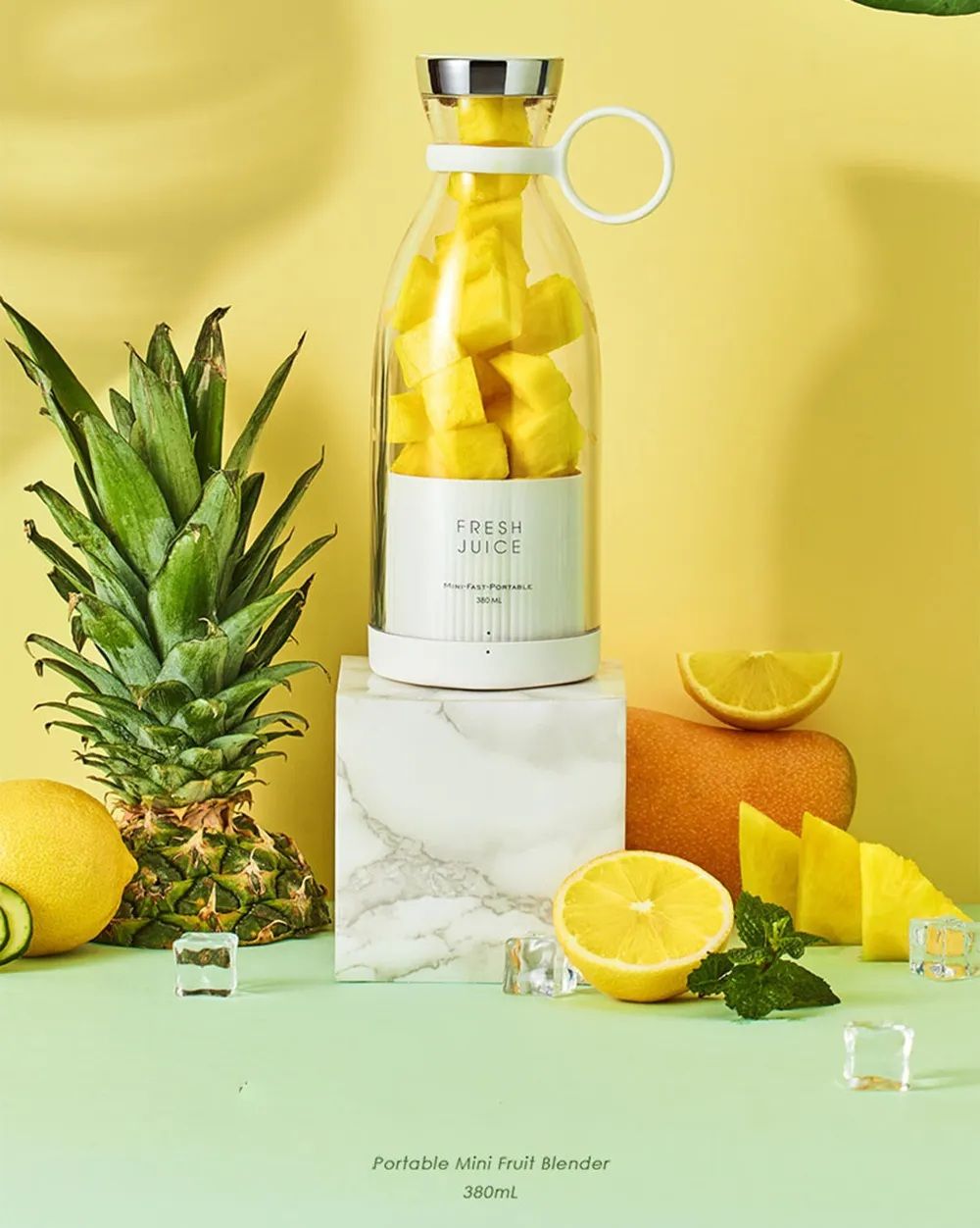 Mini Portable Blender Electric Fruit Juicer Mixers Mini Juicer Bottle for Traveling