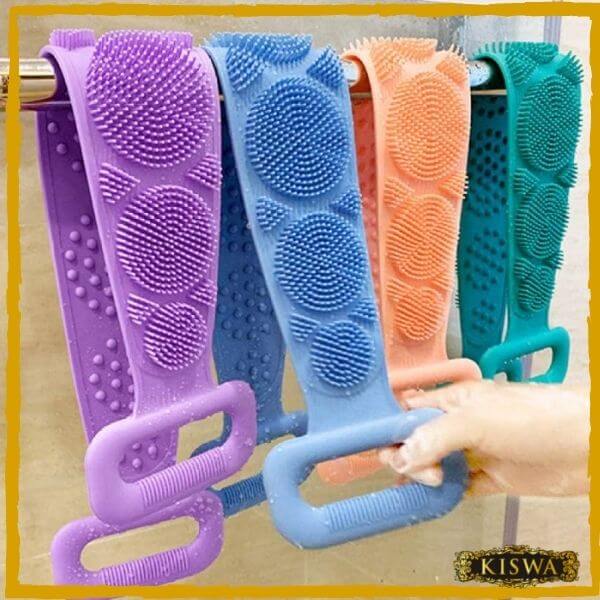 Double Side Silicone Bath Body Belt